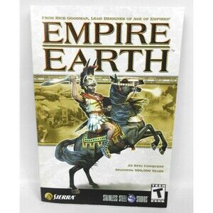 Empire Earth Sierra Stainless Steel Studios PC Game Guide Book 2002 Manual Only